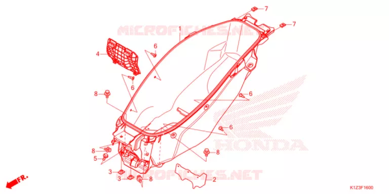BAGAGEBOX  Honda SCOOTER 160 PCX 2021  WW150M