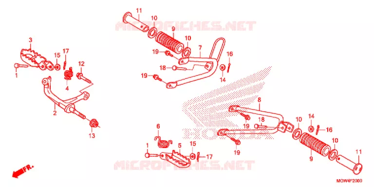 OPSTAP   Honda MOTO 650 XR 2021  XR650LM