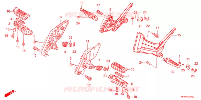 OPSTAP   Honda MOTO 1300 CB 2022  CB1300SADM