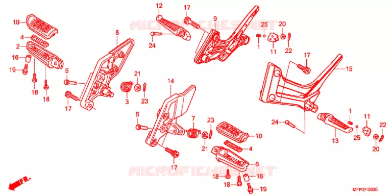 OPSTAP   Honda MOTO 1300 CB 2020  CB1300SSPL
