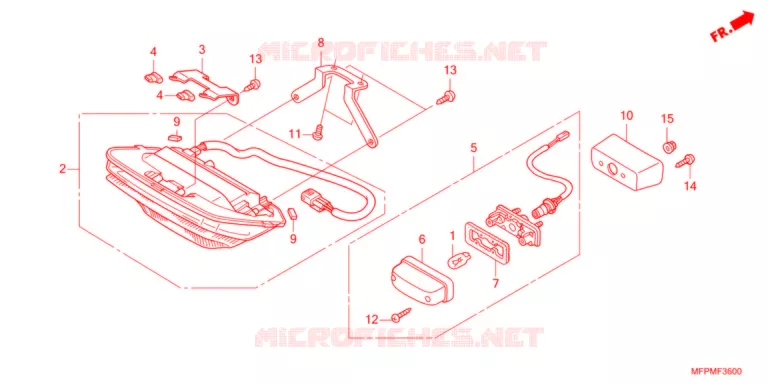 ACHTERLICHT/KENTEKEN LICHT   Honda MOTO 1300 CB 2022  CB1300SSPM