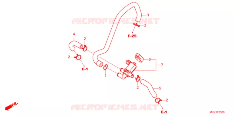 LUCHT INJECTIE BEDIENING KLEP  Honda MOTO 650 CB 2021  CB650RAM