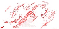 ZIJ AFDEKKING/ACHTER KAP  voor Honda CBR 250 RR SPECIAL 2020