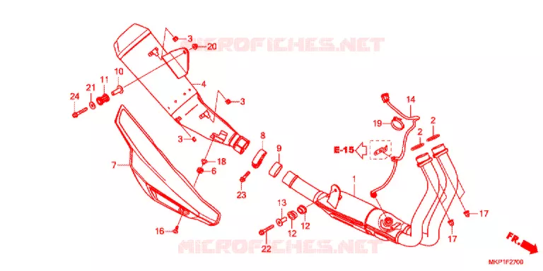 UITLAATDEMPER   Honda MOTO 400 CBR 2021  CBR400RAM_J