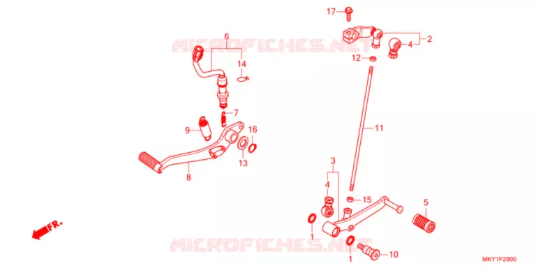 PEDAAL   Honda MOTO 650 CBR 2022  CBR650RAM