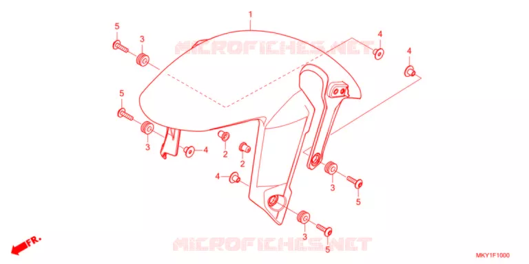 VOOR STROOMLIJNKAP   Honda MOTO 650 CBR 2021  CBR650RAM