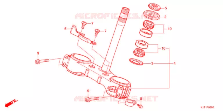 STURING STANG   Honda MOTO 250 CRF 2022  CRF250LDAM