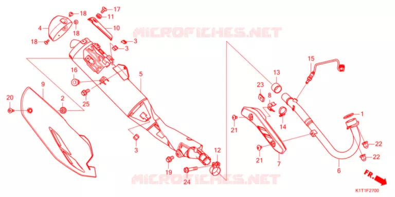 UITLAATDEMPER   Honda MOTO 250 CRF 2022  CRF250LDAM