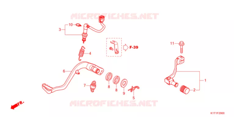 PEDAAL   Honda MOTO 250 CRF 2022  CRF250LRAM