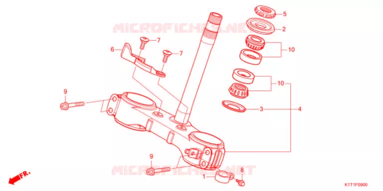 STURING STANG   Honda MOTO 250 CRF 2022  CRF250LRAM