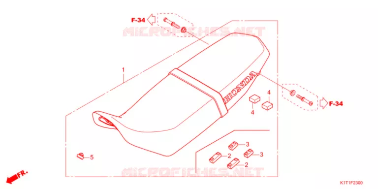 ZITTING   Honda MOTO 250 CRF 2022  CRF250LRDM