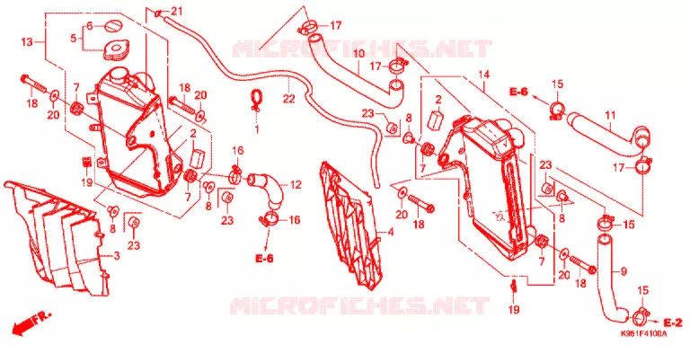 RADIATEUR   Honda MOTO 250 CRF 2021  CRF250RL