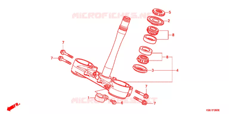 STURING STANG   Honda MOTO 250 CRF 2021  CRF250RL