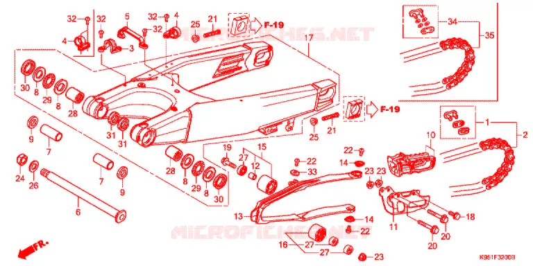 ZWAAI-ARM Honda MOTO 250 CRF 2021  CRF250RXL
