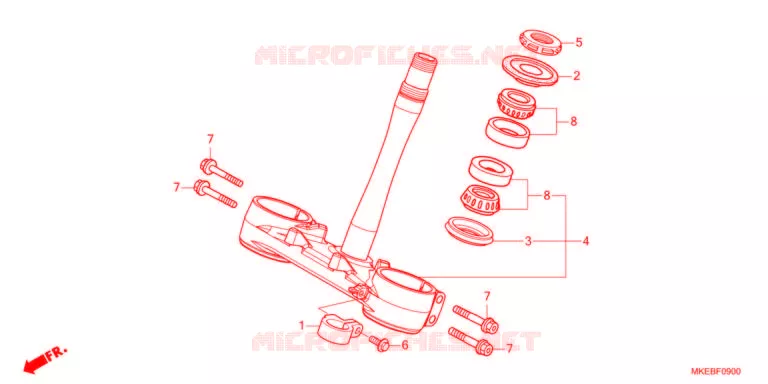 STURING STANG   Honda MOTO 450 CRF 2021  CRF450RM