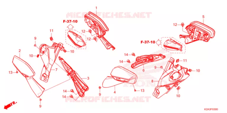 SPIEGEL   Honda SCOOTER 250 FORZA 2021  NSS250AM