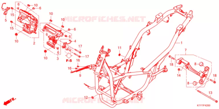 FRAME CHASSIS   Honda SCOOTER 125 PCX 2021  WW125AM