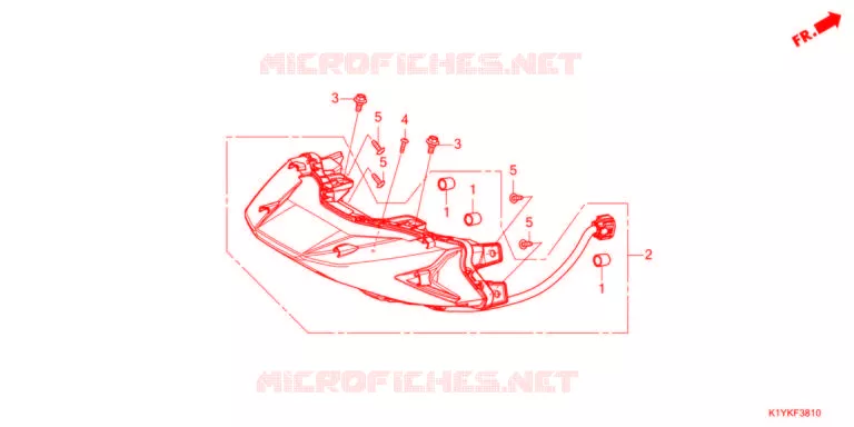 ACHTER COMBINATIE LICHT  Honda SCOOTER 125 PCX 2022  WW125HVM