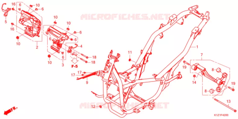 FRAME CHASSIS   Honda SCOOTER 150 PCX 2021  WW150AM