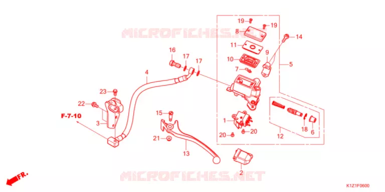 REMPOMP ACHTER Honda SCOOTER 150 PCX 2021  WW150AM