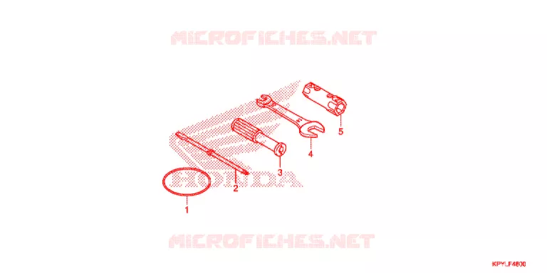 GEREEDSCHAP  Honda MOTO 125 XRM 2023  CFT125MRCM