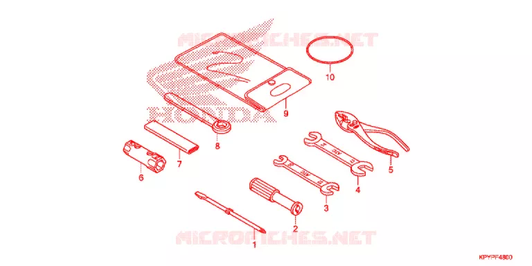 GEREEDSCHAP  Honda MOTO 125 XRM 2019  CFT125MSK