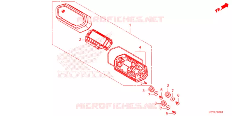 COMBINATIEMETER (CFT125MRM/MSM/MRCM) Honda MOTO 125 XRM 2024  CFT125MSM