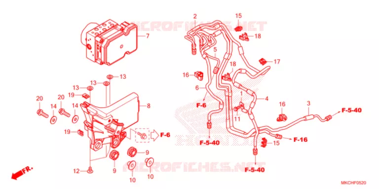 ABS MODULATOR   Honda MOTO 1800 GOLD-WING 2021  GL1800DAM