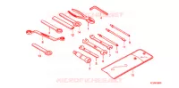 GEREEDSCHAP   voor Honda XR 250 DIRT BIKE 2006
