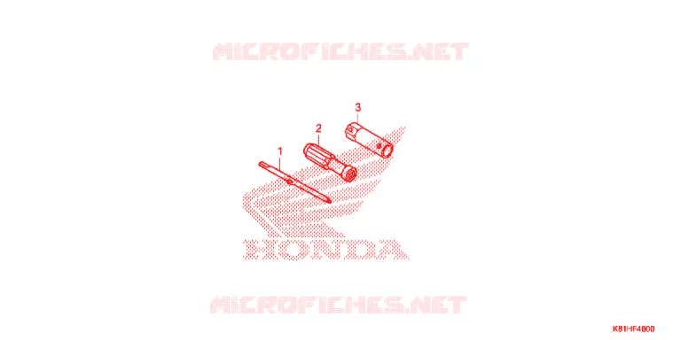 GEREEDSCHAP  Honda SCOOTER 110 BEAT 2019  ACH110CBSK