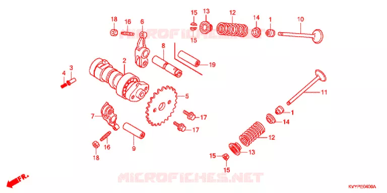 NOKKENAS/KLEP   Honda SCOOTER 110 BEAT 2014  ACC110CSC