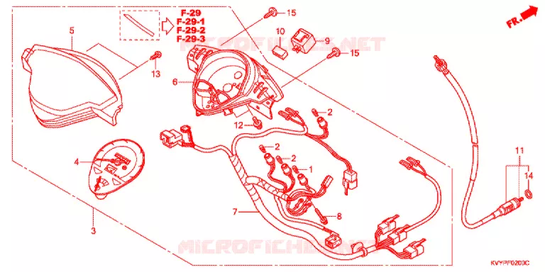 SNELHEIDSMETER  Honda SCOOTER 110 BEAT 2014  ACC110CSC
