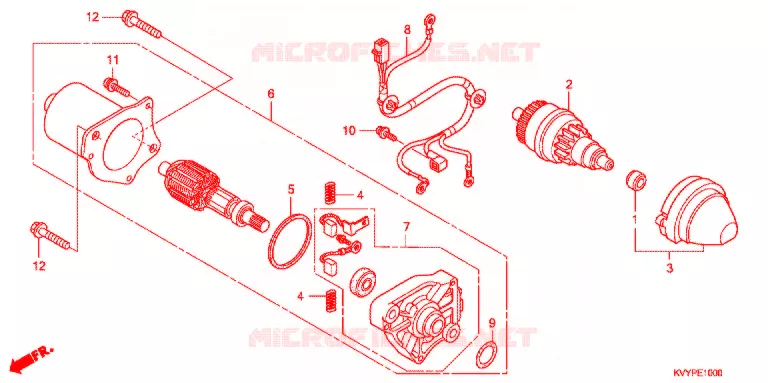 STARTMOTOR   Honda SCOOTER 110 BEAT 2009  ANC110CSP9