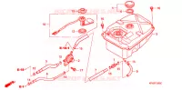 BRANDSTOF TANK  voor Honda WAVE 125  PGMFi  Electric start 2011