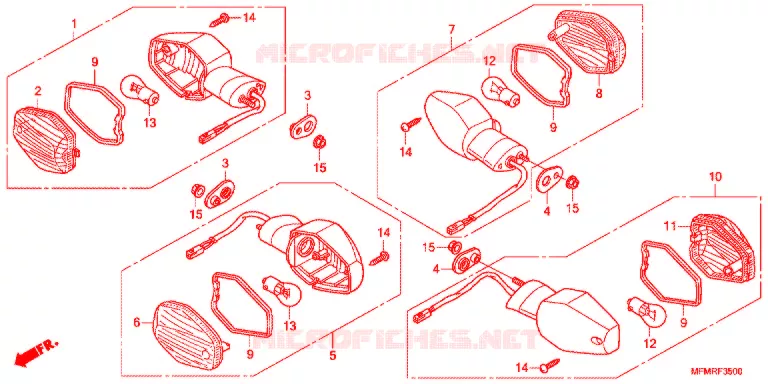 KNIPPERLICHT   Honda MOTO 400 CB 2024  CB400AL