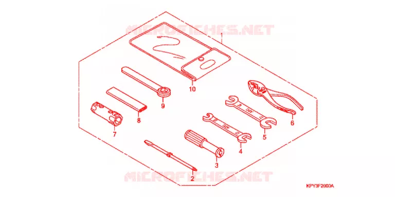 GEREEDSCHAP  Honda MOTO 110 XRM 2003  CFT110M3