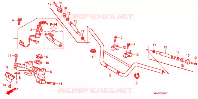 HENDEL PIJP/BOVENSTE BRUG   Honda MOTO 110 XRM 2004  CFT110M4