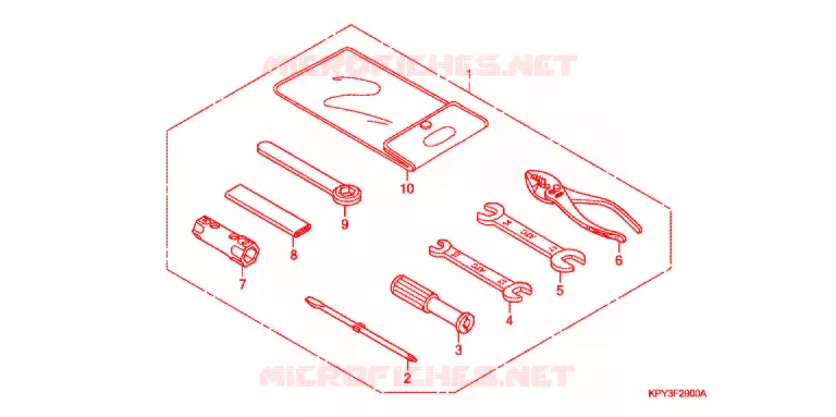 GEREEDSCHAP  Honda MOTO 110 XRM 2005  CFT110M5