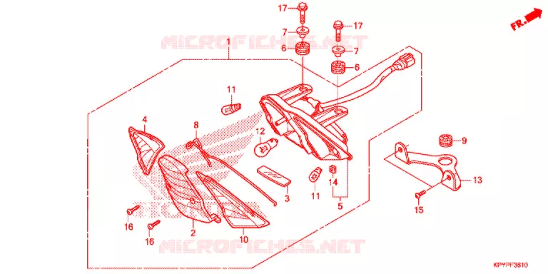 ACHTER COMBINATIE LICHT  Honda MOTO 125 XRM 2021  CFT125MRL