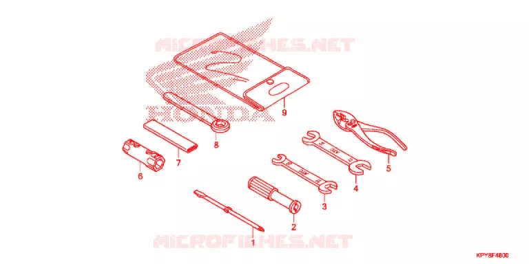 GEREEDSCHAP  Honda MOTO 125 XRM 2015  CFT125MSE