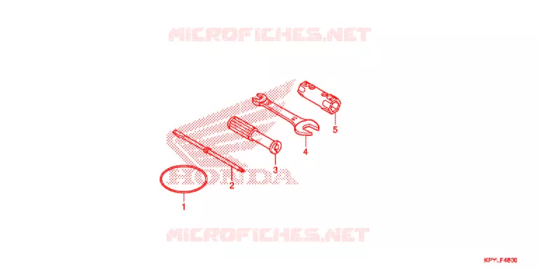 GEREEDSCHAP  Honda MOTO 125 XRM 2021  CFT125MSL_2PH
