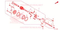 STARTMOTOR   voor Honda CB 125 KICK START AND ELECTRIC START 2013