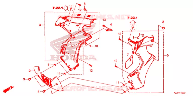 MIDDENKAP  Honda MOTO 250 CRF 2020  CRF250LL