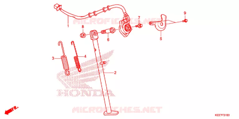 STANDAARD  Honda MOTO 250 CRF 2020  CRF250LL