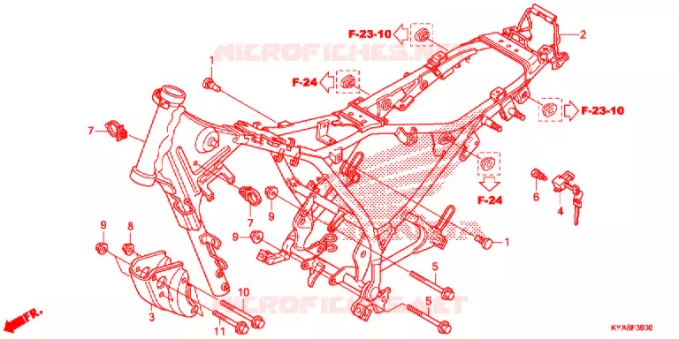 FRAME CHASSIS   Honda MOTO 150 TMX 2021  GL150J