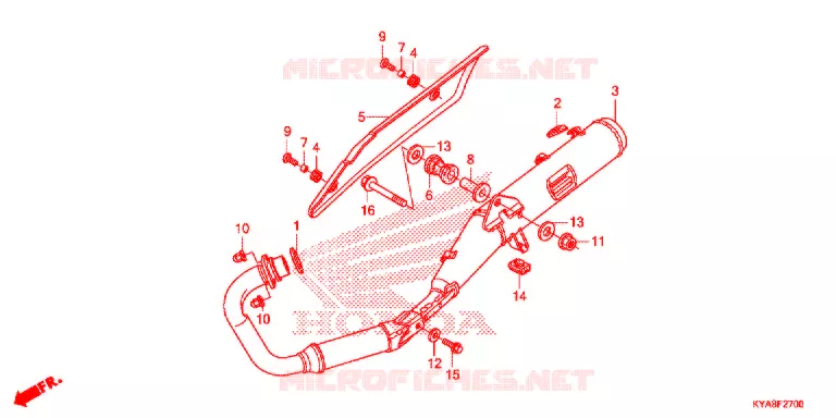 UITLAATDEMPER   Honda MOTO 150 TMX 2020  GL150J