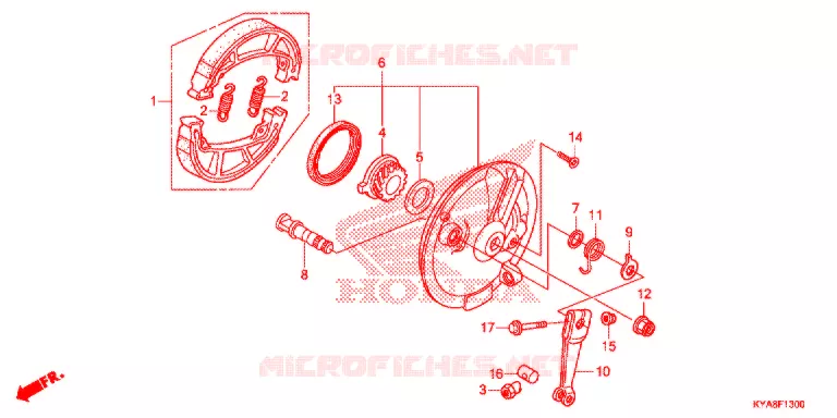 VOOR REM PANEEL  Honda MOTO 150 TMX 2021  GL150J