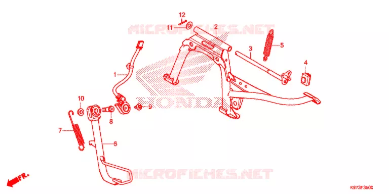 STANDAARD  Honda SCOOTER 150 PCX 2018  WW150J