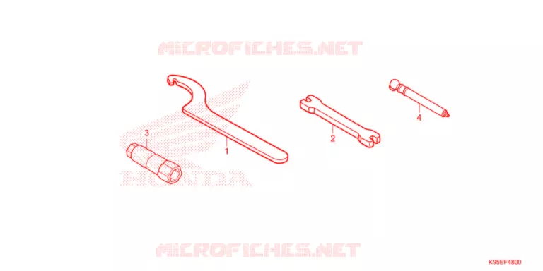 GEREEDSCHAP  Honda MOTO 250 CRF 2022  CRF250RN
