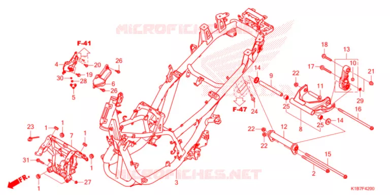 FRAME CHASSIS   Honda SCOOTER 250 FORZA 2021  NSS250AM